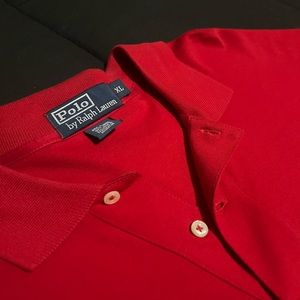 Men’s red Polo Ralph Lauren polo shirt. Size XL *Good Condition**